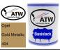 Preview: Opel, Gold Metallic, 404: 1L Lackdose, von ATW Autoteile West.